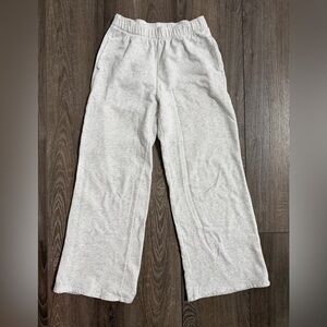 Hollister Light Gray Open Leg Sweatpants - Size XS